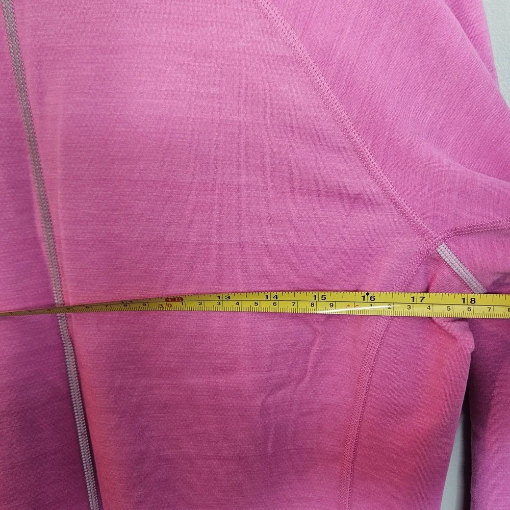 Nike Dri-FIT Running Womens Mefium Long Sleeve Thumb‎ Holes Pink Athletic Shirt
